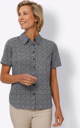 Sieh an! Klassische Bluse Kurzarm-Bluse