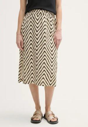 TOM TAILOR Sommerrock High Waist Midi-Rock