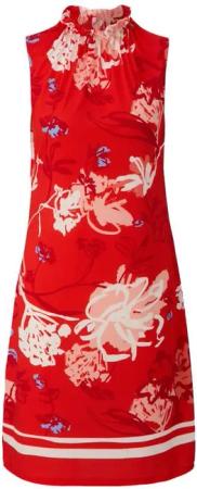s.Oliver Midikleid - Jerseykleid mit Faltenausschnitt