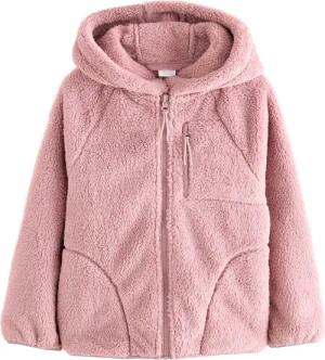 Next Kapuzenfleecejacke Fleecejacke aus Teddyfell mit