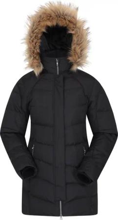 Isla II Damen-Daunenjacke - Schwarz