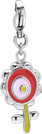 Unique Charm-Einhänger Unique Charm aus Edelstahl in Blumenform CS0082