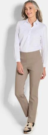 Bengalinhose LOUISA in Denim-Optik - beige - Gr. 195 von Goldner Fashion