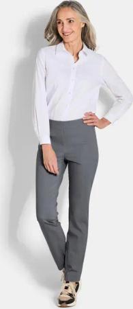 Bengalinhose LOUISA in Denim-Optik - grau - Gr. 48 von Goldner Fashion