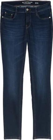 TOM TAILOR Damen TTLUCIE SKINNY Jeans, blau, Uni, Gr. 34/34