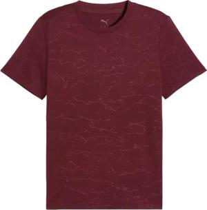 Puma - Cloudspun Emboss T-Shirt Herren ruby shimmer