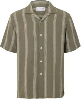 Selected Blusen Sal Relax Fit Overhemd Vetiver