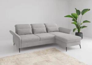 sit&more Ecksofa Emely, inkl. Sitztiefenverstellung, wahlweise