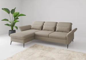 sit&more Ecksofa Emely, inkl. Sitztiefenverstellung, wahlweise