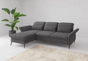 sit&more Ecksofa Emely, inkl. Sitztiefenverstellung, wahlweise