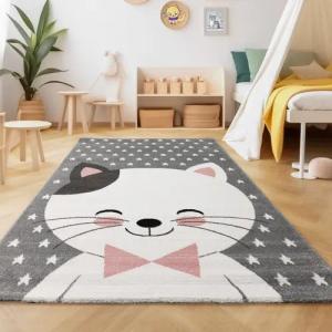SIMPEX24 Teppich Niedliches Katze Design, Läufer,