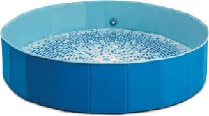 Intex Planschbecken faltbarer Hundepool (blau, 152x30cm)