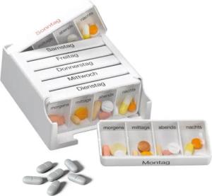 Unbrand Pillendose Medikamentendosierer für 7 Tage