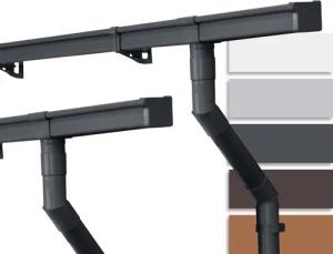 INEFA Dachrinne NW 68 Dachrinnen-Set kastenförmig