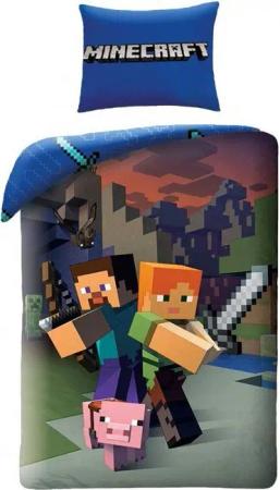 Minecraft Bettwäsche Minecraft Steve & Alex