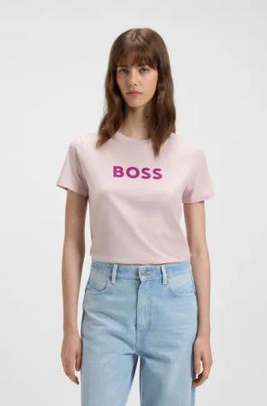 BOSS ORANGE T-Shirt Elogo Premium Damenmode