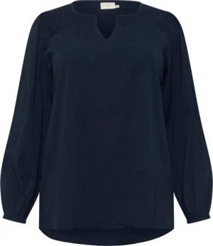 KAFFE Curve Langarmbluse Langarm-Bluse KClunda Große