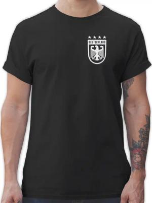 Shirtracer T-Shirt Deutschland Wappen mit Bundesadler