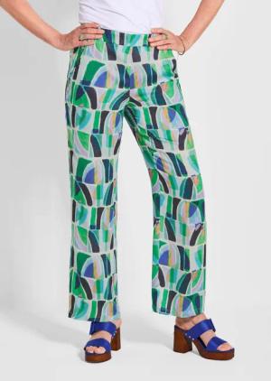 GOLDNER Schlupfhose Kurzgröße: Palazzo-Hose VERA