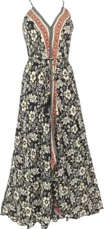 Guru-Shop Midikleid Boho Sommerkleid, Magic Dress,