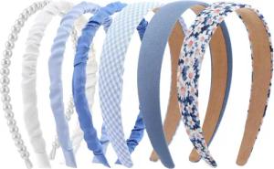 LuxusKollektion Haarreif Haarreifen Set Damen 7-teilig