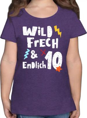 Shirtracer T-Shirt Wild frech und endlich