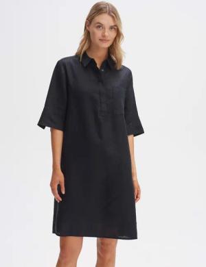 OPUS Minikleid Hemdblusenkleid WALMARI Regular aus