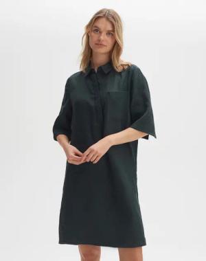 OPUS Minikleid Hemdblusenkleid WALMARI Regular aus