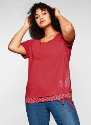 Sheego T-Shirt Kurzarmshirt
