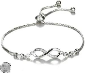 SEAMISAI Silberarmband Armband Infinity Unendlichkeit Liebe