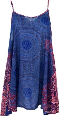 Guru-Shop Midikleid Boho Mandala Minikleid, Trägerkleid,..