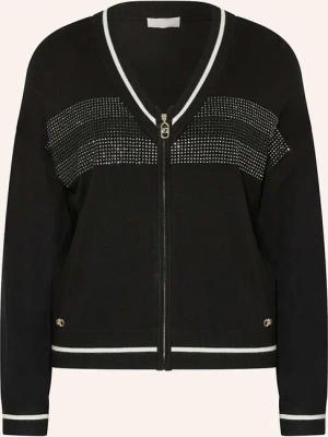 LIU JO Strickjacke CARDI mit Schmucksteinen