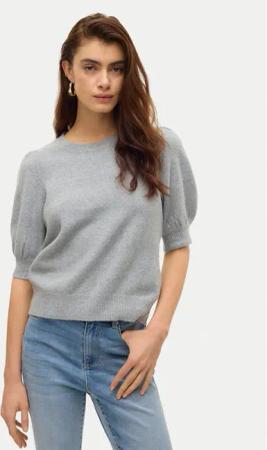 Vero Moda Pullover Doffy 10278313 Grau Regular Fit