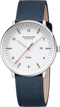 Mondaine MLE.41910.LDV Herrenuhr Doppio Solar 41mm 5ATM