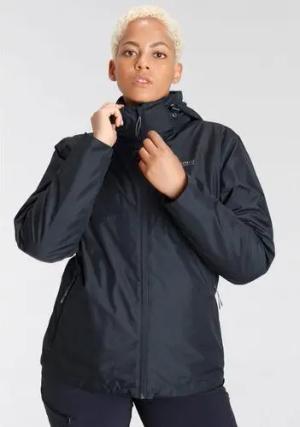 3-in-1-Funktionsjacke, schwarz, Gr.48