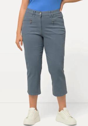 Ulla Popken Funktionshose 7/8-Stretchhose Mony Zipptaschen
