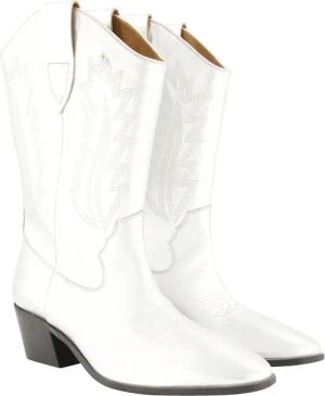 Ulla Popken Leder-Cowboystiefel XL-Schaft Metallic-Optik Stiefel