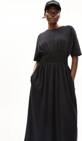 Armedangels Midikleid KIWANAA Jerseykleid aus Bio-Baumwolle