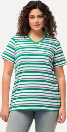 Ulla Popken T-Shirt Shirt Ringel Classic