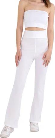 fashionshowcase Schlaghose Damen Scuba Hose High