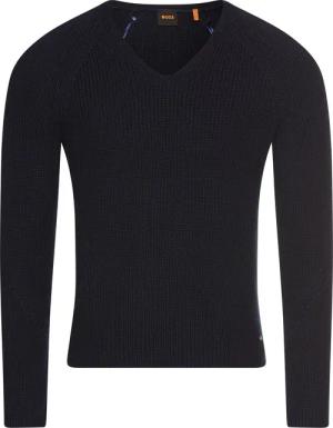 BOSS ORANGE Strickpullover "Fardella Premium Damenmode", mit Ajouré-Details