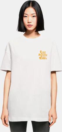 Merchcode Ladies Funky Pineapple Oversized Tee