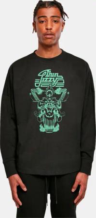 Merchcode Thin Lizzy - Rocker Flames Oversize Longsleeve