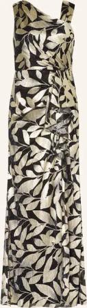 ADRIANNA PAPELL Abendkleid mit Glitzergarn und Volants