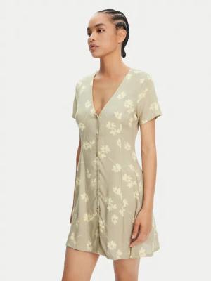 RVCA Sommerkleid 23B131508 Grün Regular Fit