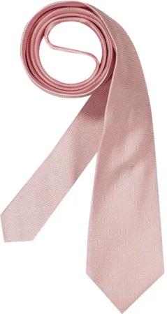 JOOP! Herren Krawatte rosa unifarben