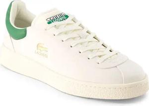 LACOSTE Herren Sneaker weiß Velours