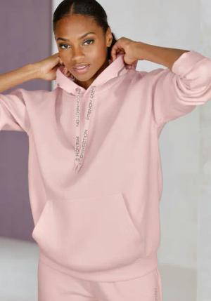 FRENCH CONNECTION Kapuzenpullover Damen rosa Gr.48/50