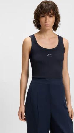 BOSS ORANGE Tanktop "Ematite Premium Damenmode", mit gerippter Struktur