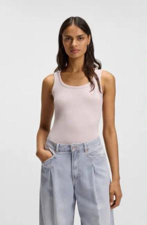 BOSS ORANGE Longtop "Ematite Premium Damenmode", mit Rundhalsausschnitt